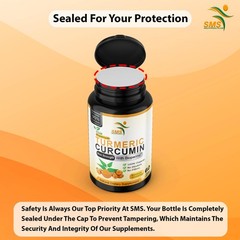 Turmeric Curcumin Supplement 1,000mg – 95% Curcuminoids with BioPerine® Black…