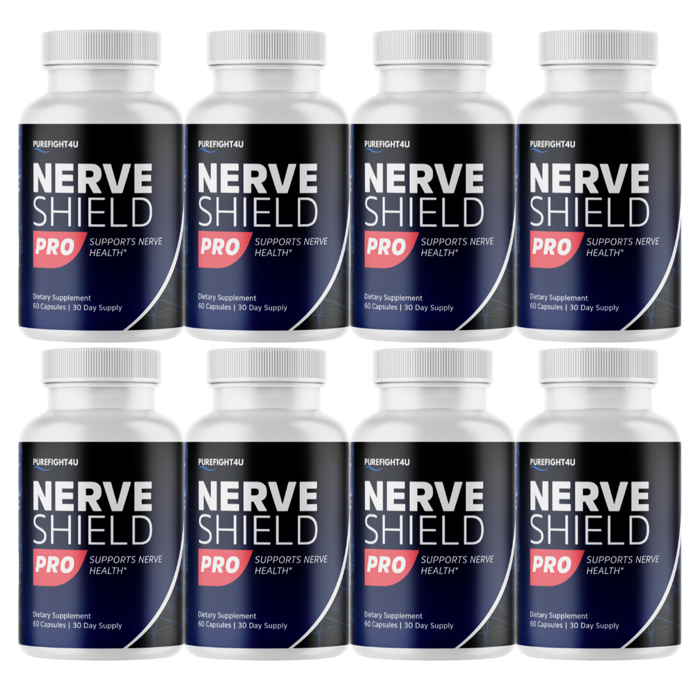 Nerve Shield Pro Capsules Hearing Supplement – 8 Bottles