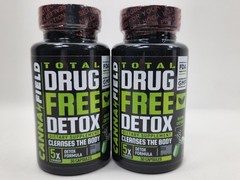2x Canna Field Total Drug Free Detox 30 Capsules Each – 06/2026