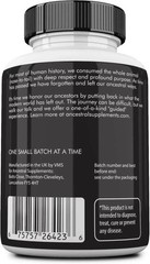 Ancestral Supplements Grass Fed Beef Organ 180 Capsules Supplement – Non-GMO