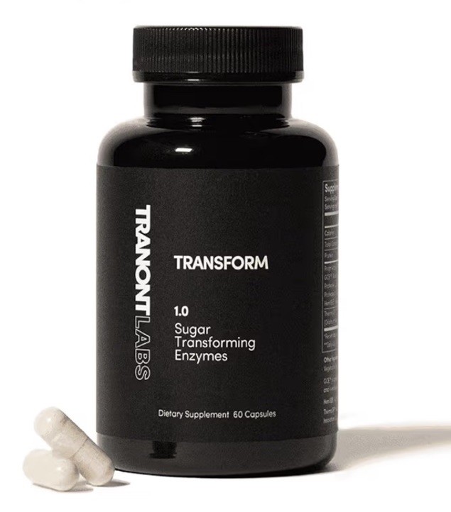 Tranont Labs Transform 1.0 Sugar Transforming Enzymes – 60 Caps – New