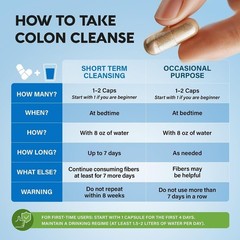 Colon Cleanse – 15 Day Cleanse for Women & Men – Senna | Cascara