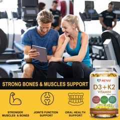 MENXI Vitamin K2 D3 Vitamin Supplement,Boost Immunity & Heart Health,Bone Health