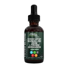 Thyroid Supports Drops Selenium Zinc Iodine L Tyrosine Ash Wagandha 2 Box
