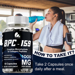Body PC-159 Creatine Monohydrate, Collagen Peptides – Muscle Health,Boost Energy