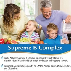 Supreme B Complex Boost Energy Improves Focus And Clarity 30-120 Capsules