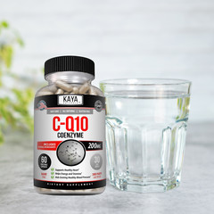 (2 Pack) High Absorption CoQ10 200mg Heart Health Support Co-Q10 Antioxidant