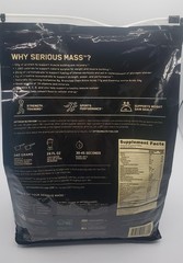 OPTIMUM NUTRITION SERIOUS MASS ~ 12lb High Protein Muscle Building Weight Gain