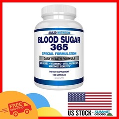Blood Sugar 365: Scientifically Formulated Energy Support – 120 Vegetarian Pills