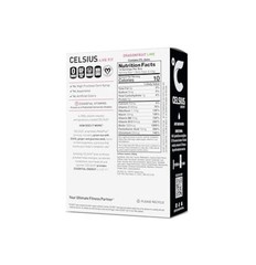 Celsius Essential Energy Powder Drink Mix Sticks Dragonfruit Lime 14ct Vegan