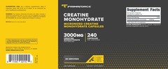 Primaforce Creatine Monohydrate Capsules – 240 Capsules, 3,000mg per Serving