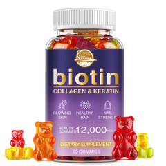Collagen Vitamin Gummies for Hair Skin & Nails, #1 Premium Collagen Supplement
