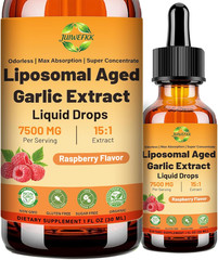 Aged Garlic Extract Liquid Drop 15:1 7500mg 1 Fl Oz (Pack of 1)