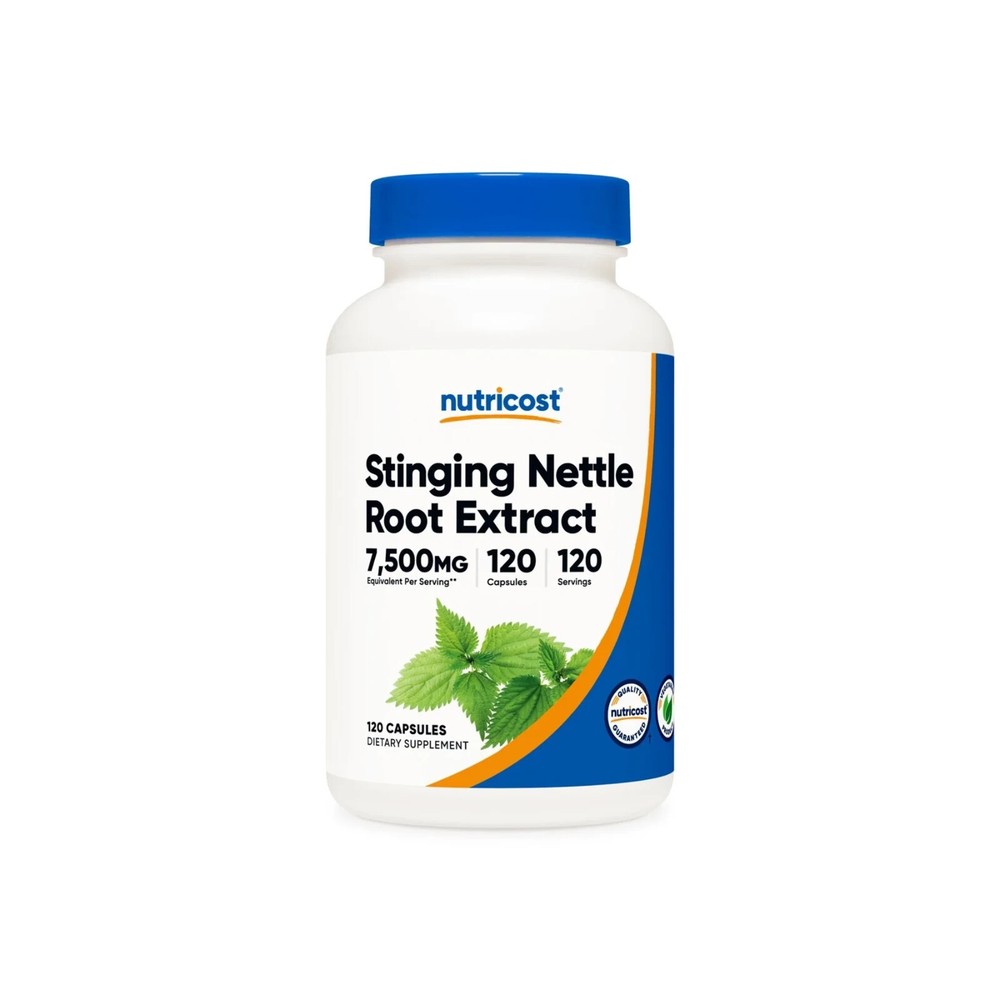 Nutricost Stinging Nettle Root Extract 7500mg, 120 Caps – EXP 10/2026