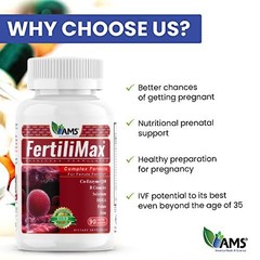 America Medic & Science FertiliMax, Fertility 90 Count (Pack of 1)