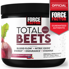 Force Factor Total Beets Drink Mix Superfood Powder with Nitrates to Support…