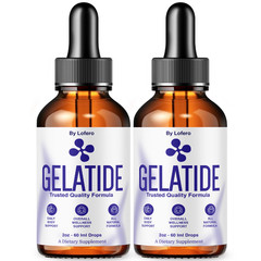 (2 Pack) Gelatide Weight Management Drops, Gelatide Daily Health Support (4oz)