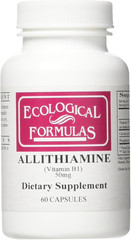 Allithiamine Vitamin B1 50 Mg, White, 60 Count