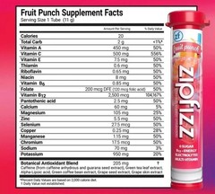 Zipfizz Multi-Vitamin Energy Hydration Drink Mix Grape Fruit Punch Mango Pack of