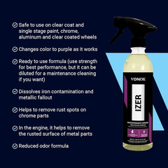 Izer Iron Remover Spray | Ph-Neutral, Non-Acidic Formula | Easy Application | Re