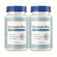 2-Pack Quietum Plus, Quietum Tinnitus Relief & Reduced Ear Ringing -120 Capsules