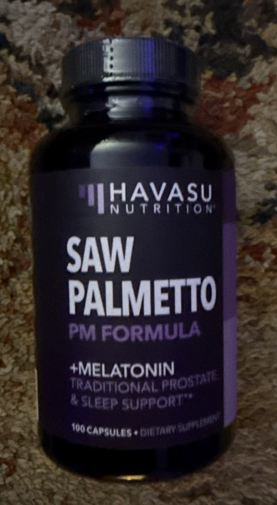 Saw Palmetto PM Prostate Supplements Urinary Tract Support – Priced To Sell!