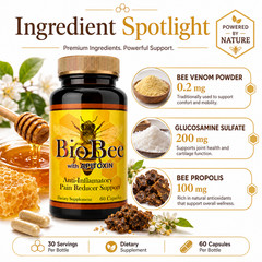Biobee support joint support Bee Therapy Arthritis Muscle Relief Pills