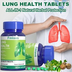 3pc Lung Cleansing & Detox Herbal Dietary Supplement Respiratory Health 180 Caps