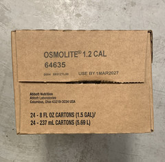 Abbott Osmolite 1.2 Cal Liquid Nutrition Shake, 24 x 8 fl oz, MPN 64635