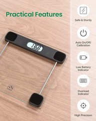 RENPHO Digital Body Weight Scale Highly Accurate Scale for Weight LED Display US