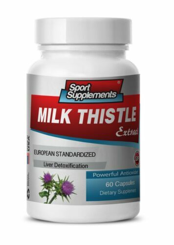 Milk Thistle Extract – Organic Capsules – Liver Detoxification (1 Bottles 60Cap)
