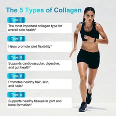 60pcs Collagen Capsules,with Glutathione,Hair,Nails &Joint Support Supplement