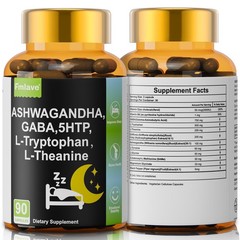 Anti Anxiety Formula With Gaba, L-Theanine, 5-HTP, Ashwagandha, Magnesium 180pcs