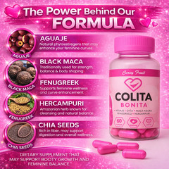 Aguaje CurvyFruit + Black Maca + Fenugreek + Fat Burner : Big Butt & Flat Belly