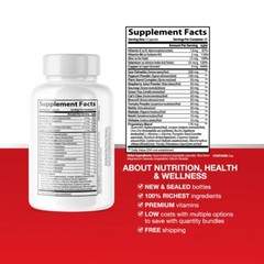 Ortho Prostate- Prostate Support- 10 Bottles- 600 Capsules