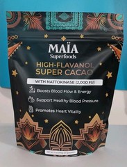 MAIA High-Flavanol Super Cacao with NATTOKINASE 7oz 30 servings