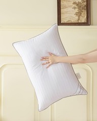 Goose Feather Down Pillow for Sleeping, 100% Cotton Cover King (20X36IN) Bed …