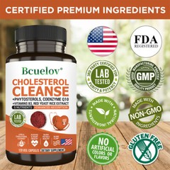 Cholesterol Cleanse Helps Lower Cholesterol Levels Antioxidants 30-120 Capsules