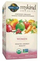 Garden of Life Organics Women Multivitamins – 30 Vegan Tabs Exp 05/2026+2027+
