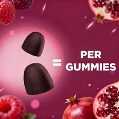 Vitamatic Beet Root Gummies with B6, B12, Grape Seed, 60 Count (Pack of 1)