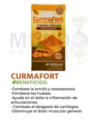 CurmaFort Turmeric Curcumin with Collagen Joint & Muscle Relief 30 Capsules