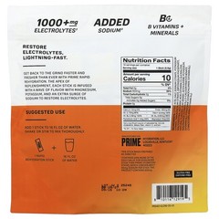 Rapid Rehydration, Electrolyte Drink Mix, Glacier Orange, 16 Sticks, 0.2 oz (5.9