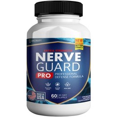 Nerve Guard Plus Pro Nerve Support Supplement Advanced Formula 1 Bottle