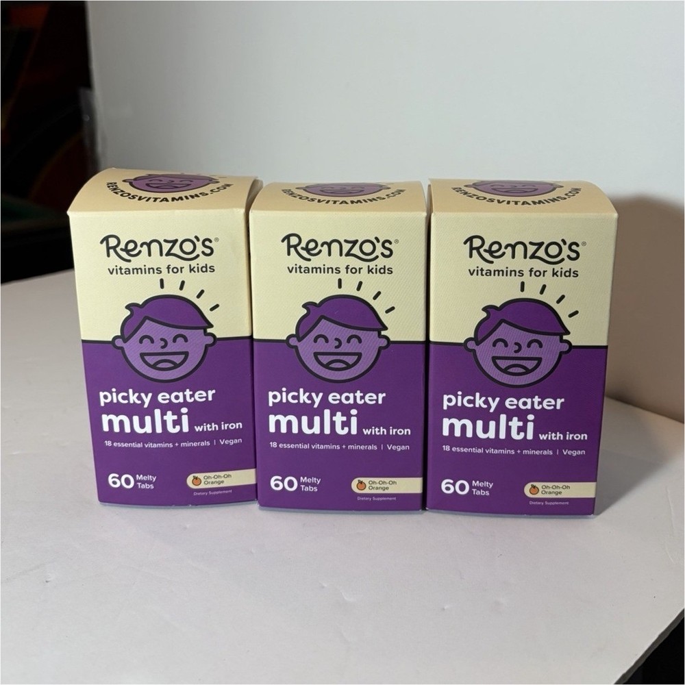 Renzo’s Picky Eater Multi with Iron Vegan Tablets Children’s Health 60 Ct