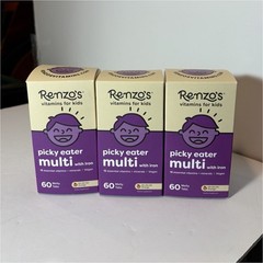 Renzo’s Picky Eater Multi with Iron Vegan Tablets Children’s Health 60 Ct