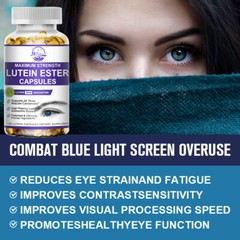 Eye Vitamins – Mineral Supplement, Contains Lutein, Zinc, Vitamins C, E, Support