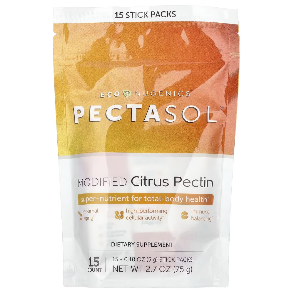 2 X Econugenics, Pectasol�, Modified Citrus Pectin, 15 Stick Packs, 0.18 oz (5 g