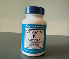 The Vitamin Shoppe Vitamin K Complex 90 Vegetable Capsules Bone Cardiovascular