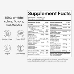 Rapid Rehydration Liver Support Mix: 18 Ingredients in Pineapple Mango Flavor