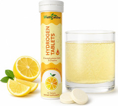 Hydrogen Water Tablets with Magnesium & NAC, Lemon Flavor